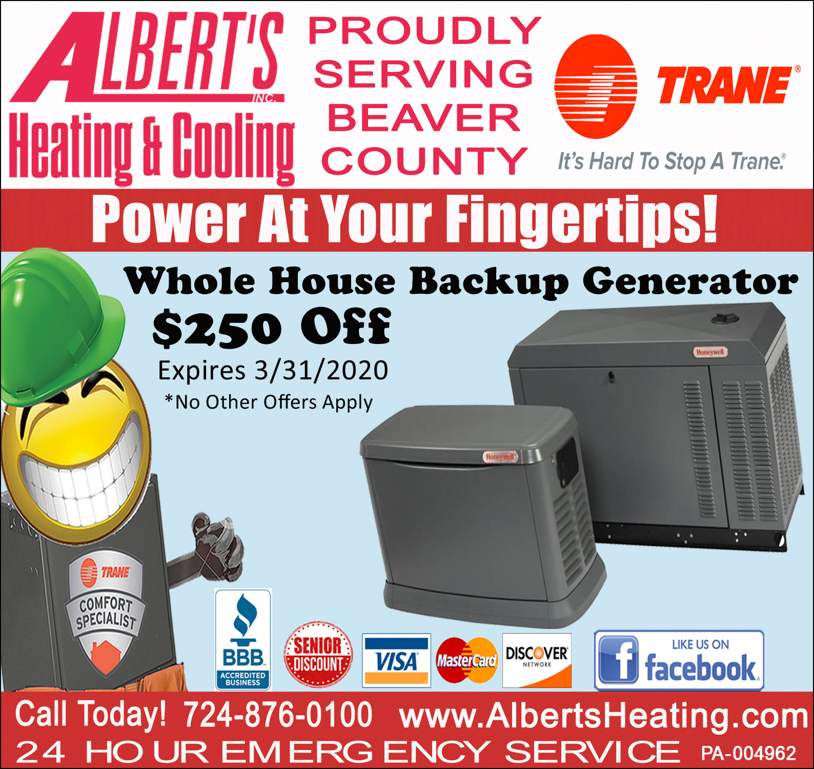 Backup Generator 3x5